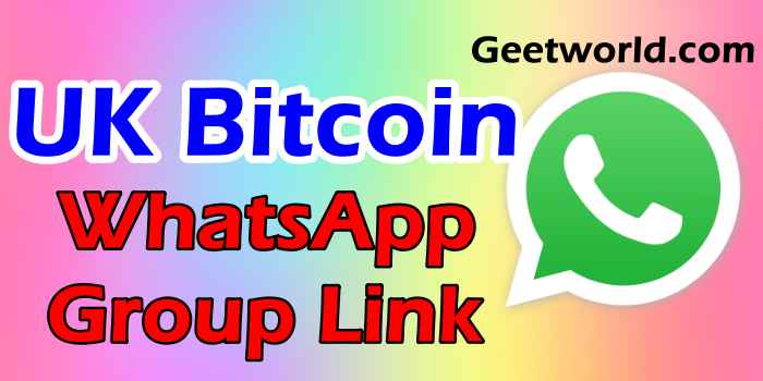UK Bitcoin WhatsApp Group Link